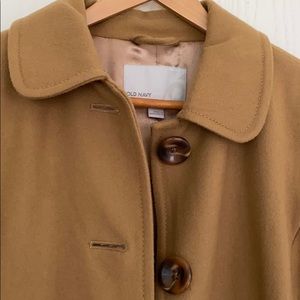 Old Navy Camel wool Coat w/bell sleeves Petite M